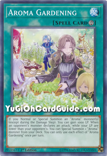 Yu-Gi-Oh Card: Aroma Gardening