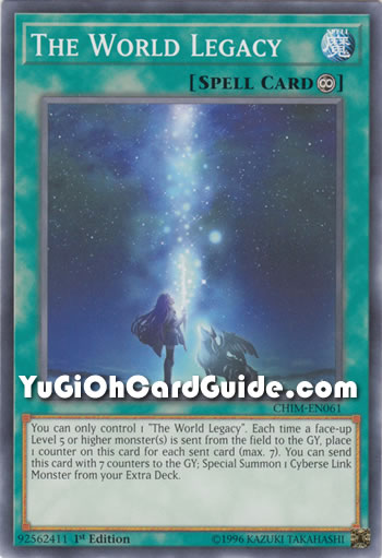 Yu-Gi-Oh Card: The World Legacy