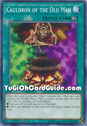 Yu-Gi-Oh Card: Cauldron of the Old Man