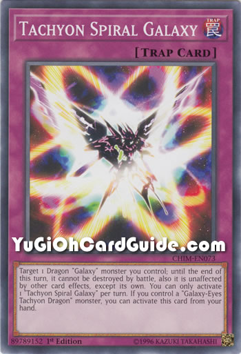 Yu-Gi-Oh Card: Tachyon Spiral Galaxy