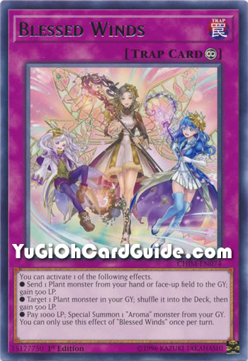 Yu-Gi-Oh Card: Blessed Winds