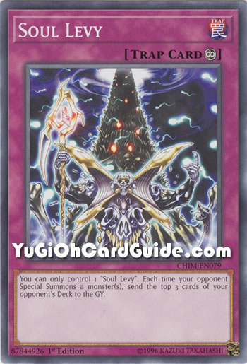 Yu-Gi-Oh Card: Soul Levy