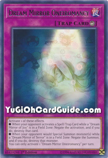 Yu-Gi-Oh Card: Dream Mirror Oneiromancy
