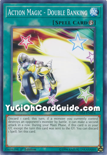 Yu-Gi-Oh Card: Action Magic - Double Banking