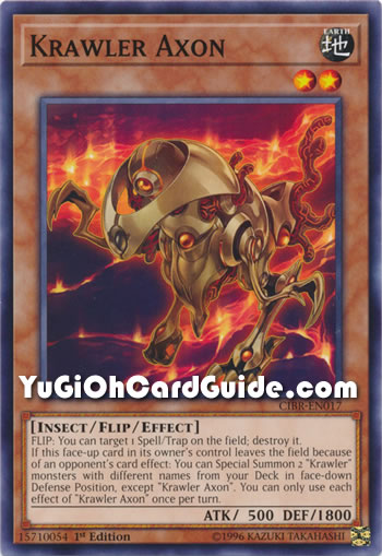 Yu-Gi-Oh Card: Krawler Axon