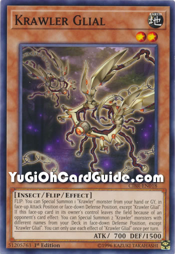 Yu-Gi-Oh Card: Krawler Glial
