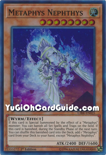 Yu-Gi-Oh Card: Metaphys Nephthys