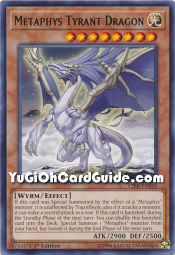 Yu-Gi-Oh Card: Metaphys Tyrant Dragon