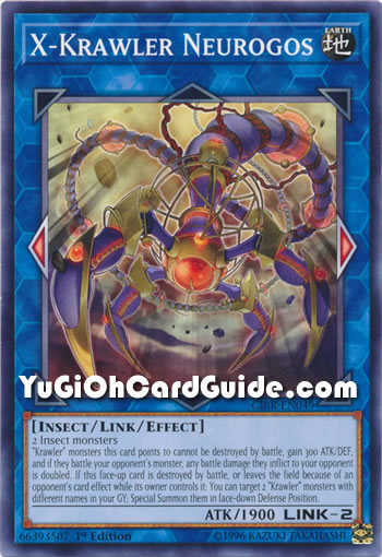 Yu-Gi-Oh Card: X-Krawler Neurogos