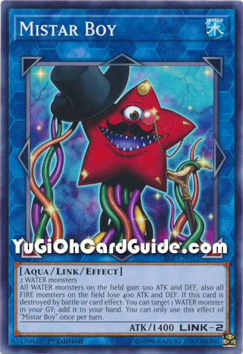 Yu-Gi-Oh Card: Mistar Boy