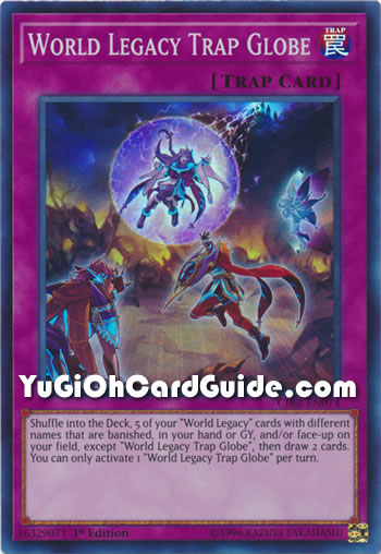 Yu-Gi-Oh Card: World Legacy Trap Globe