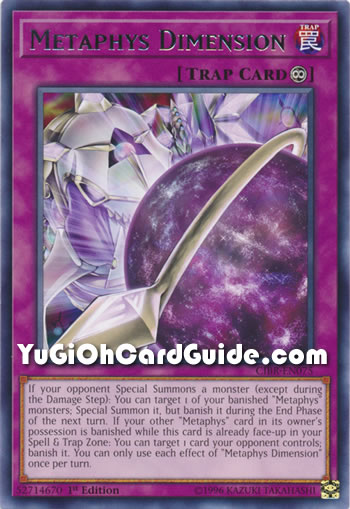 Yu-Gi-Oh Card: Metaphys Dimension