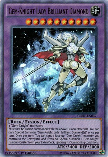 Yu-Gi-Oh Card: Gem-Knight Lady Brilliant Diamond