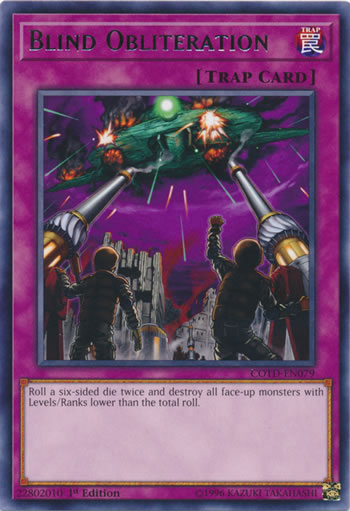 Yu-Gi-Oh Card: Blind Obliteration
