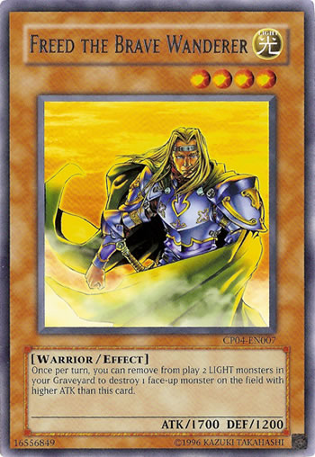 Yu-Gi-Oh Card: Freed the Brave Wanderer