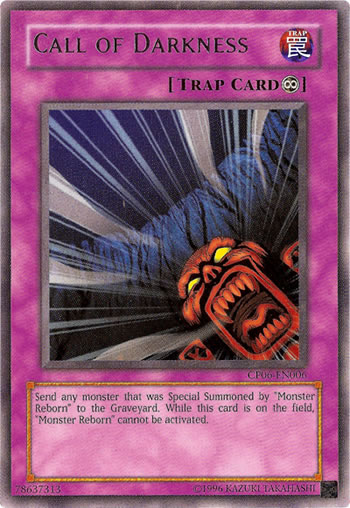 Yu-Gi-Oh Card: Call of Darkness
