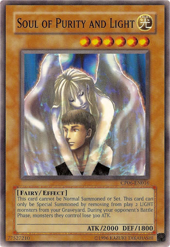 Yu-Gi-Oh Card: Soul of Purity and Light