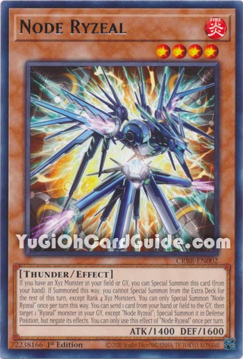 Yu-Gi-Oh Card: Node Ryzeal