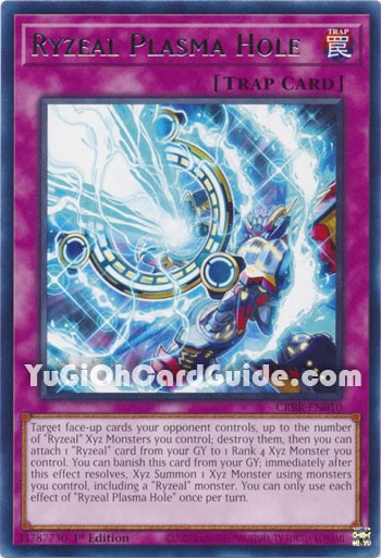 Yu-Gi-Oh Card: Ryzeal Plasma Hole