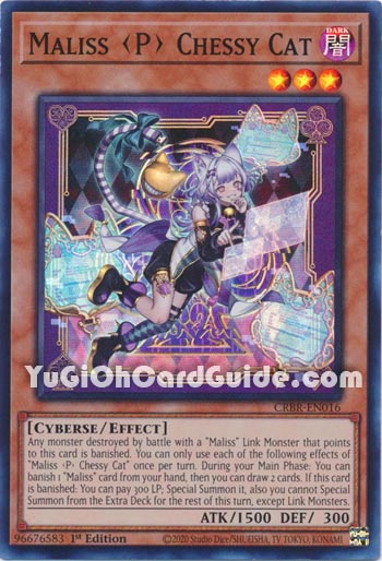 Yu-Gi-Oh Card: Maliss <P> Chessy Cat