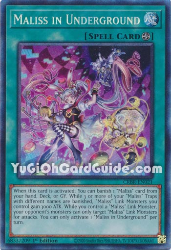 Yu-Gi-Oh Card: Maliss in Underground