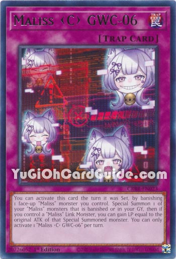 Yu-Gi-Oh Card: Maliss <C> GWC-06