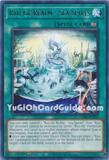 Yu-Gi-Oh Card: Ryu-Ge Realm - Sea Spires