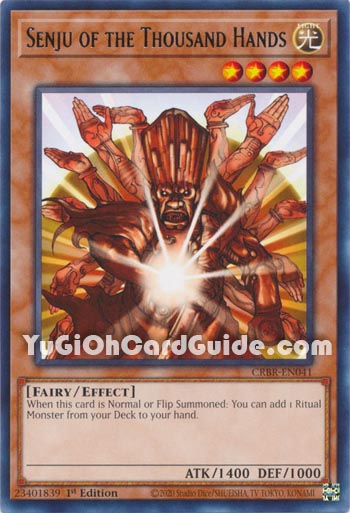 Yu-Gi-Oh Card: Senju of the Thousand Hands