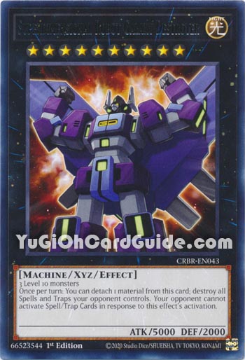 Yu-Gi-Oh Card: Superdimensional Robot Galaxy Destroyer