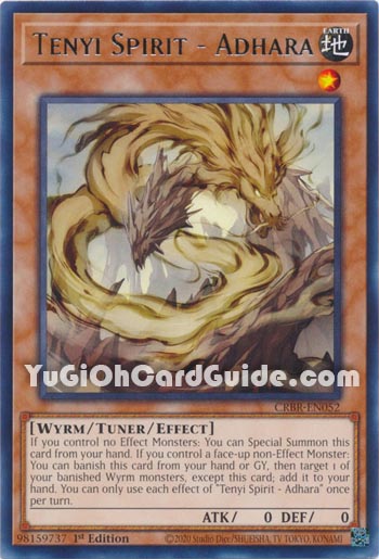 Yu-Gi-Oh Card: Tenyi Spirit - Adhara