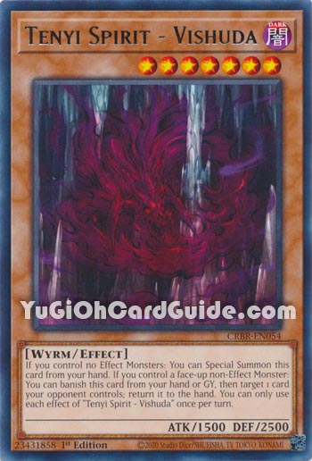 Yu-Gi-Oh Card: Tenyi Spirit - Vishuda