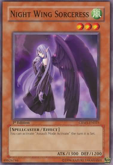 Yu-Gi-Oh Card: Night Wing Sorceress