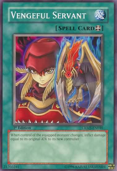 Yu-Gi-Oh Card: Vengeful Servant