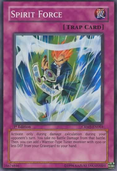 Yu-Gi-Oh! - Spirit Force (DP09-EN023) - Paquete Duelista 9 Yusei Fudo 2 - Edición Ilimitada - Común