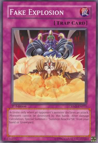 Yu-Gi-Oh Card: Fake Explosion