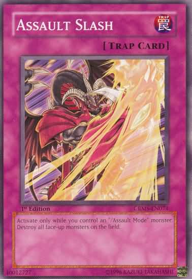 Yu-Gi-Oh Card: Assault Slash