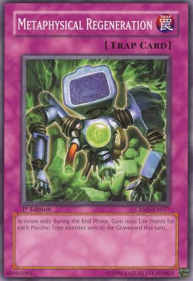 Yu-Gi-Oh Card: Metaphysical Regeneration