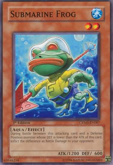 Yu-Gi-Oh Card: Submarine Frog