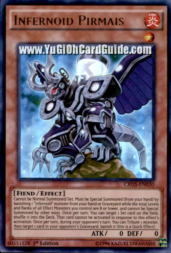 Yu-Gi-Oh Card: Infernoid Pirmais