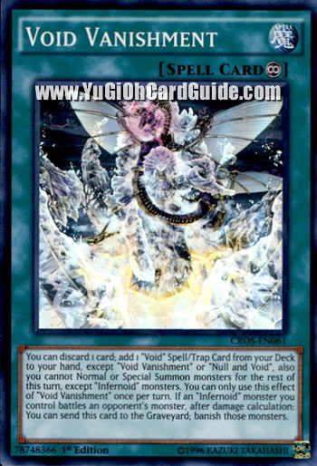 Yu-Gi-Oh Card: Void Vanishment