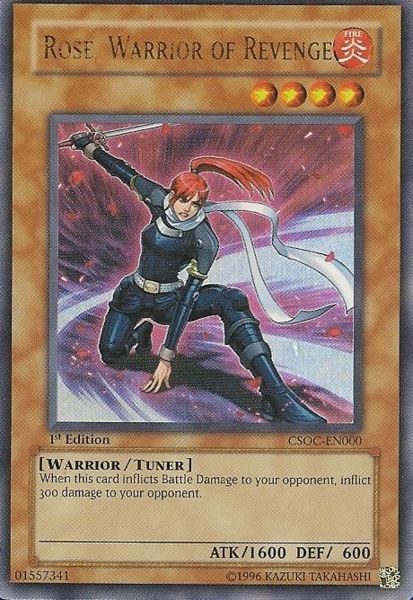 Yu-Gi-Oh Card: Rose, Warrior of Revenge