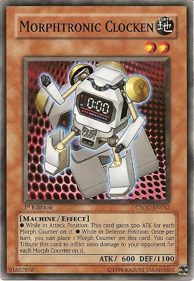 Yu-Gi-Oh Card: Morphtronic Clocken