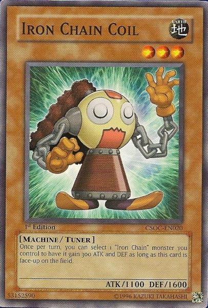Yu-Gi-Oh Card: Iron Chain Coil