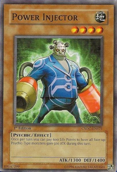 Yu-Gi-Oh Card: Power Injector