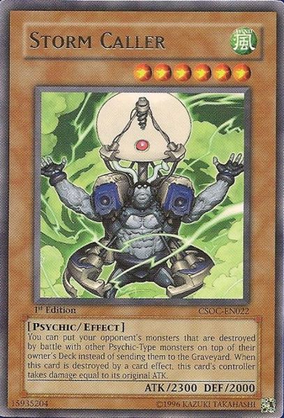 Yu-Gi-Oh Card: Storm Caller