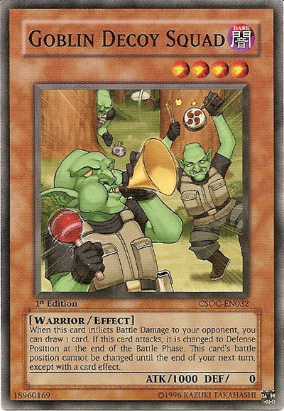 Yu-Gi-Oh Card: Goblin Decoy Squad