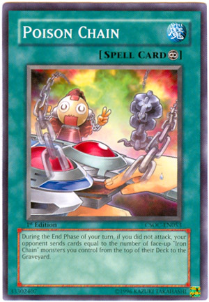 Yu-Gi-Oh Card: Poison Chain