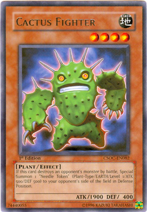 Yu-Gi-Oh Card: Cactus Fighter