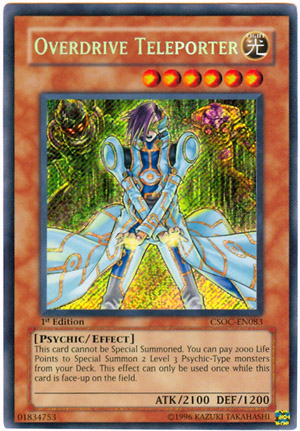 Yu-Gi-Oh Card: Overdrive Teleporter
