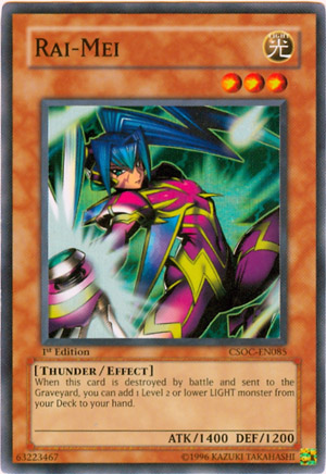 Yu-Gi-Oh Card: Rai-Mei